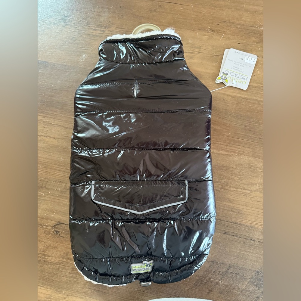 Black Puffer Dog Vest